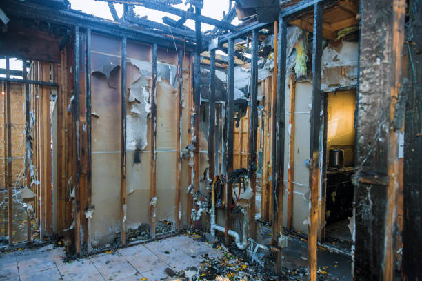 Professional Emergency Fire Cleanup technician working in Dalton, GA